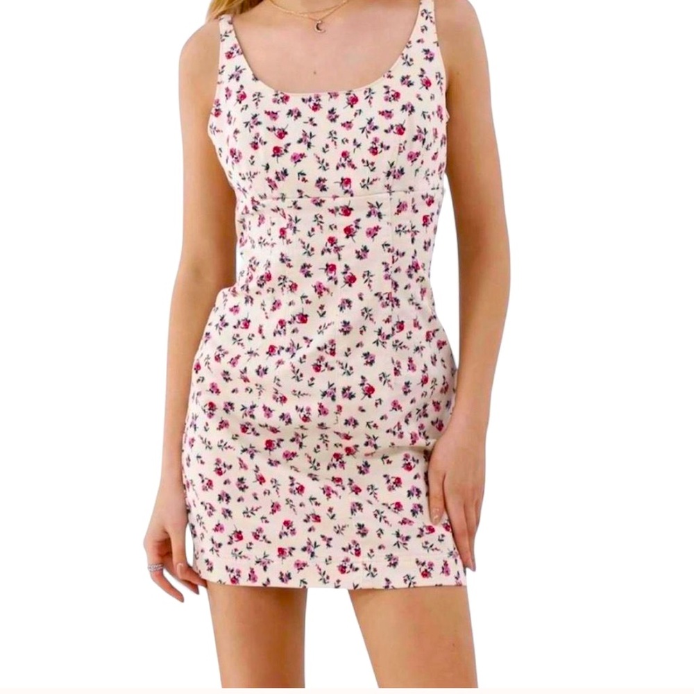 No Boundaries Mini Floral Dress